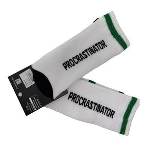 Kids PROCRASTINATOR Stripe Cotton Sports Crew Socks NEW